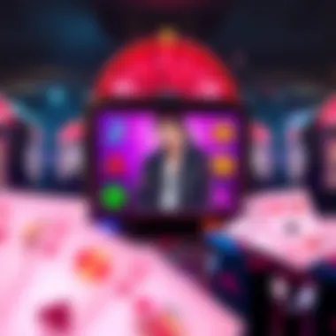 Gameplay screen of Michael Jackson themed slot with musical elements