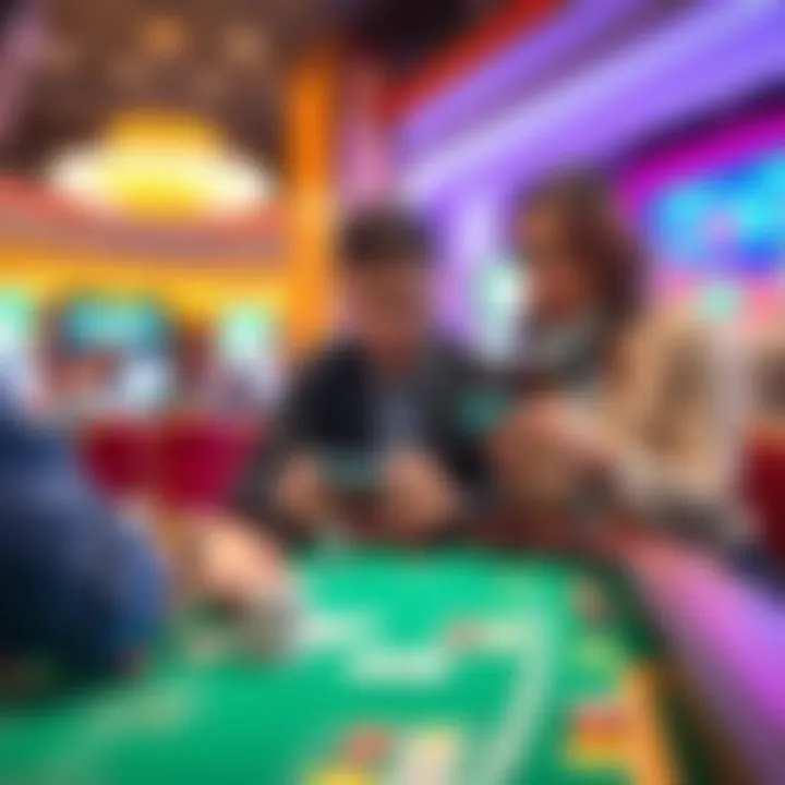 Players engaging with online casino games on mobile devices