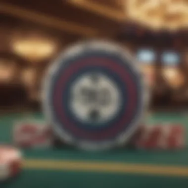 MRC poker chips in a classic casino setting, highlighting their role in gaming culture