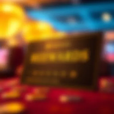 Close-up of a rewards card with points displayed