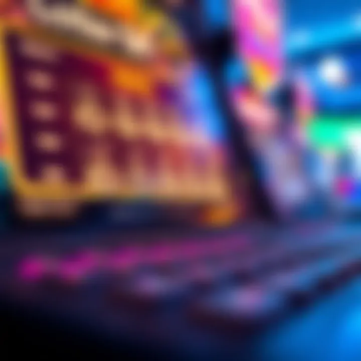 A close-up of a digital lottery ticket purchase interface