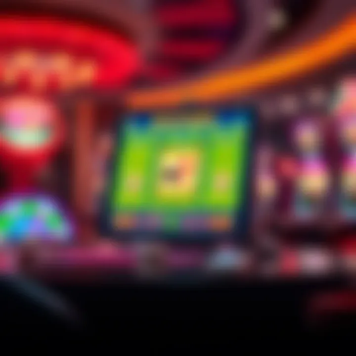 An abstract representation of technology enhancing lottery experiences