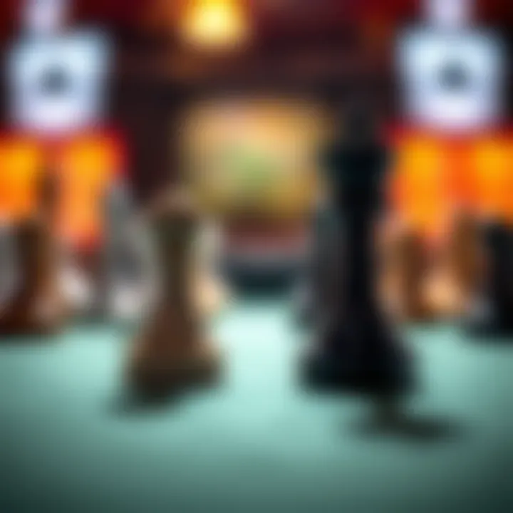 An overview of various game pieces that symbolize different types of challenging games