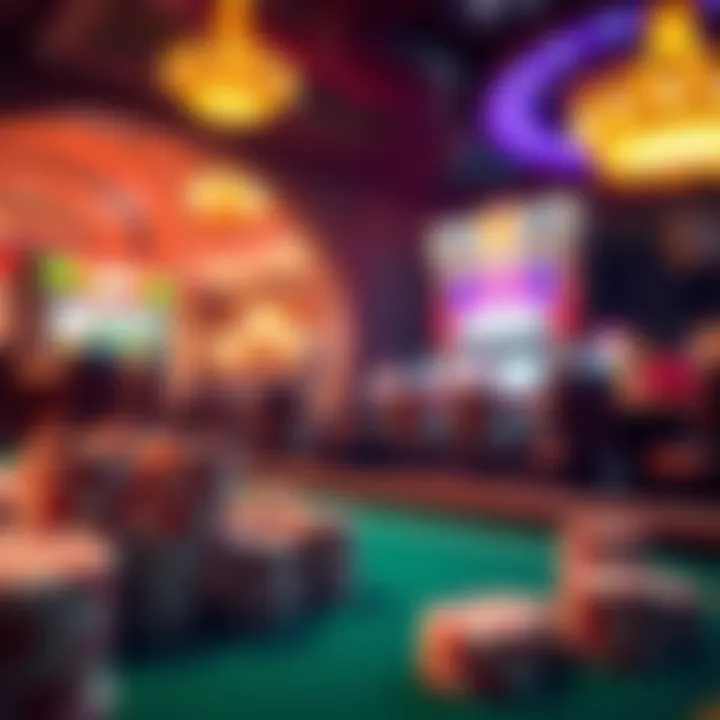 Visual representation of no deposit bonuses with a casino theme