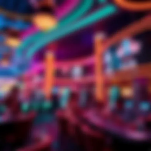 Vibrant Atmosphere of Oceans Club A panoramic view of the Oceans Club showcasing its vibrant atmosphere