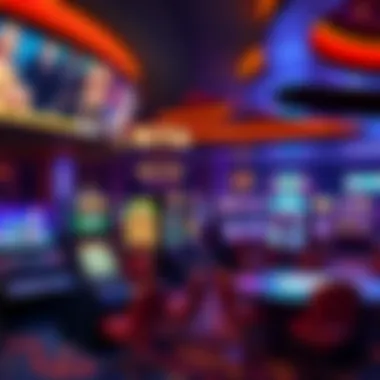 A selection of gaming options available at Oceans Club, showcasing entertainment choices