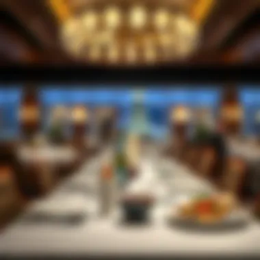 Gourmet dining experience at Palazzo Club