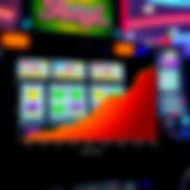 Potential Payouts in Progressive Slot Machines A graph depicting the increasing potential payouts of progressive slots.