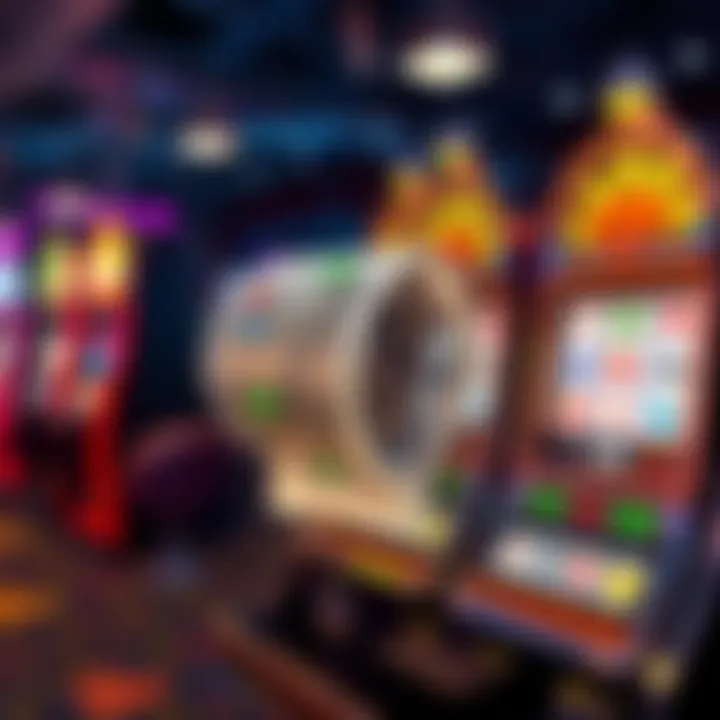 An illustration showing the mechanics of a progressive jackpot in action.