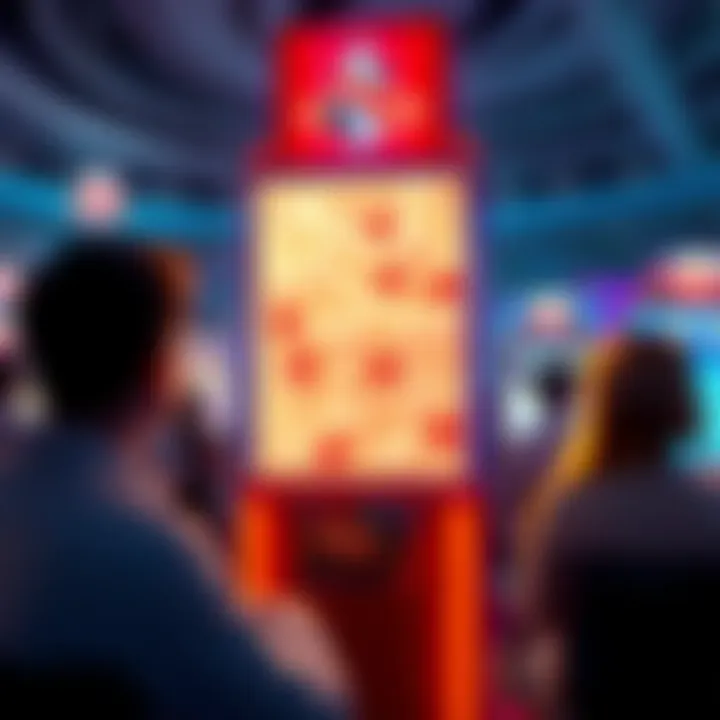 A conceptual illustration depicting the psychology behind fireball machine gaming