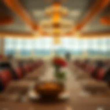 Gourmet dining setting within Red Rock Resort