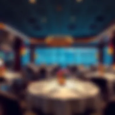 Elegant Dining Space Elegant dining space featuring gourmet cuisine at Resorts Casino Monticello