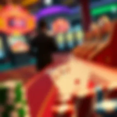 Visual representation of risk versus reward in real money gaming