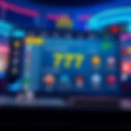 User interface of Riversweeps 777 Bet showcasing various options