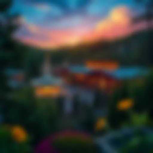 A scenic view of Rocky Gap showcasing the natural beauty surrounding the gaming facilities.