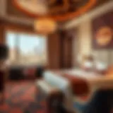 Luxurious suite with modern decor