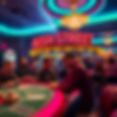 Showcasing a vibrant event held at Rush Street Casino