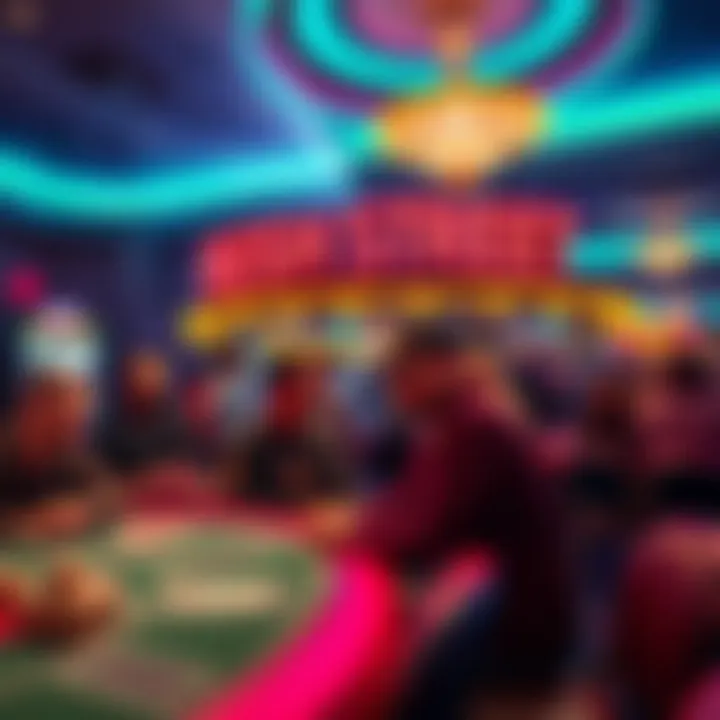 Showcasing a vibrant event held at Rush Street Casino