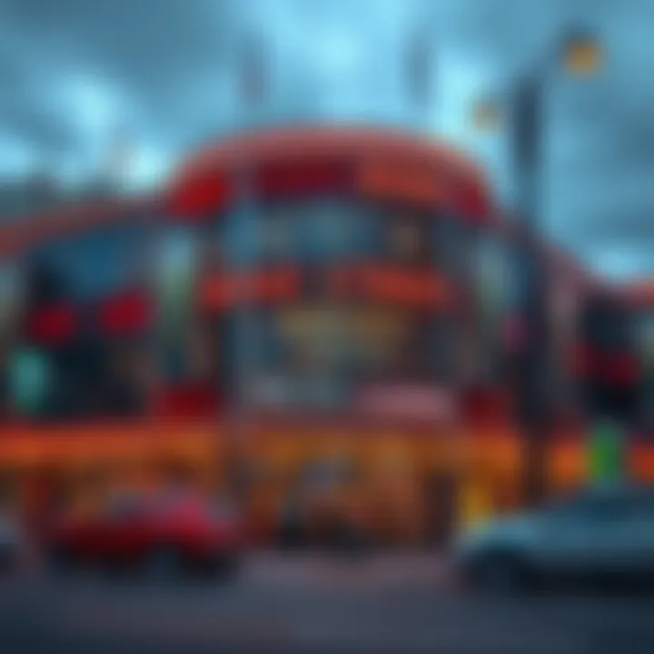 Exterior view of Rush Street Casino showcasing its modern architecture