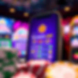 Visual representation of a scratch off app interface showcasing vibrant graphics and user-friendly design