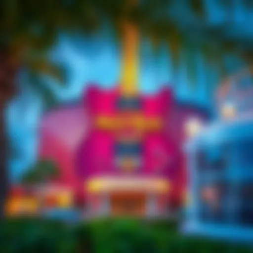 Exterior view of the Seminole Hard Rock & Casino showcasing its iconic guitar hotel