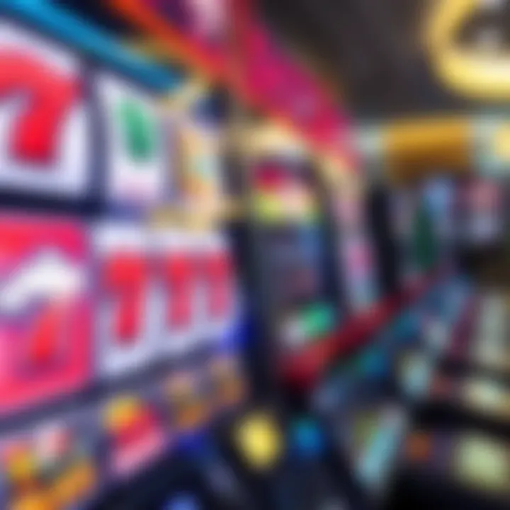 Innovation in Slot Technology Close-up of a digital slot machine showcasing technology