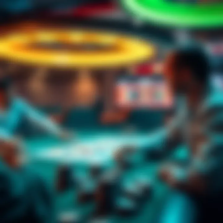 Conceptual image depicting psychological factors affecting betting