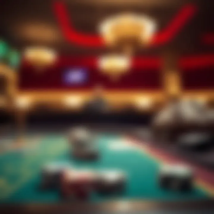 Visual representation of risk management in betting