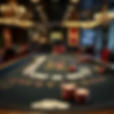 Strategic overview of blackjack table layout