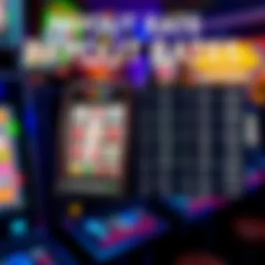 Graphical representation of slot machine payout rates