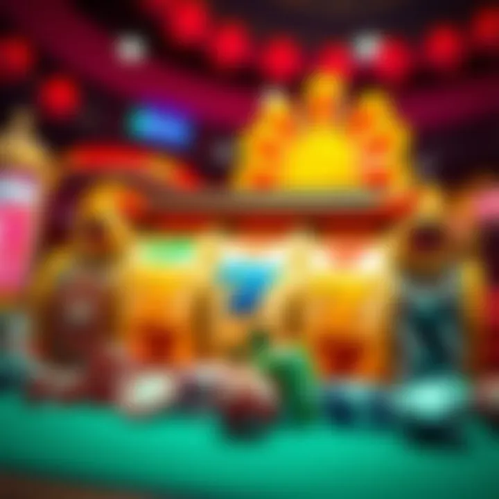 Visual representation of different strategies players can adopt in free lottery slot games