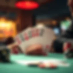 Visual representation of poker hand rankings