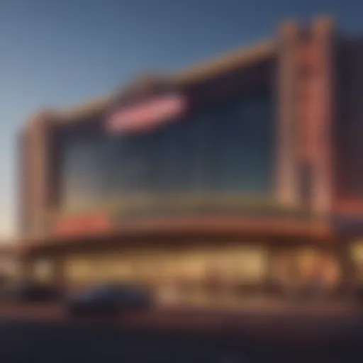 Exterior view of the new casino in Wichita