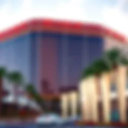 Exterior view of the new MGM Casino showcasing its modern architecture