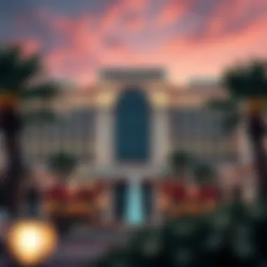 Elegant view of The Sands Regency exterior showcasing its architectural design