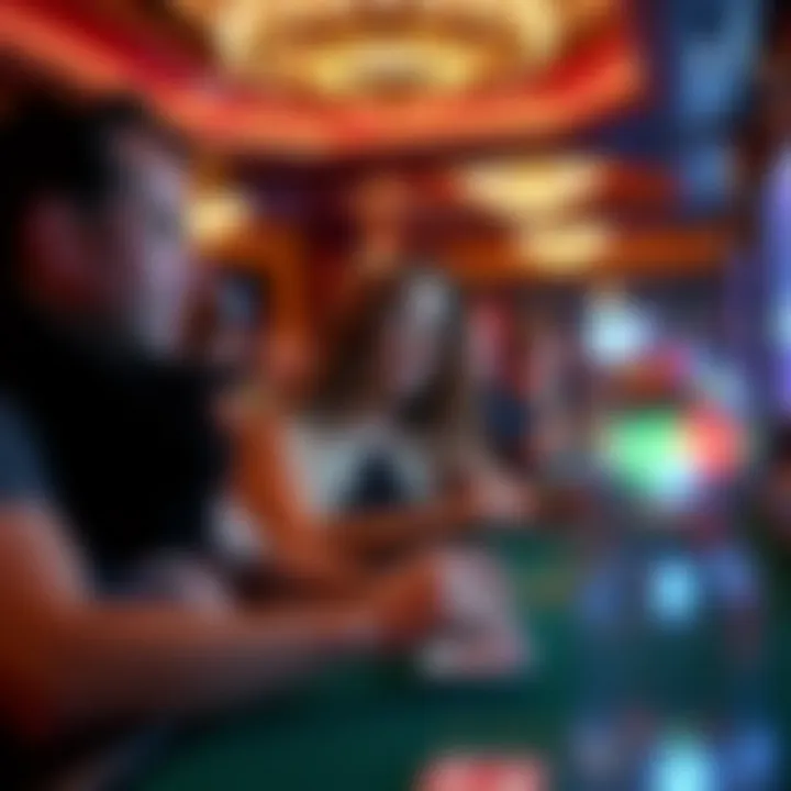 Guests enjoying the lively atmosphere within The Sands Regency