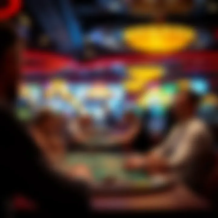 A vibrant casino atmosphere highlighting players enjoying their gaming experience