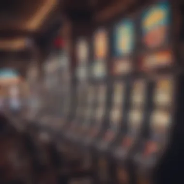 Diverse Slot Machines at Thunder Valley A vibrant gaming floor showcasing diverse slot machines