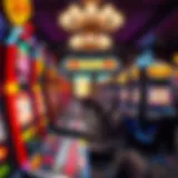 Colorful slots display