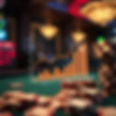 Graph showcasing profit margins from arbitrage betting