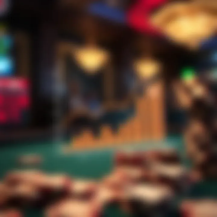 Graph showcasing profit margins from arbitrage betting