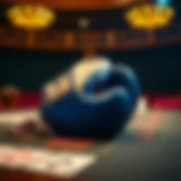 Boxing gloves on a betting board