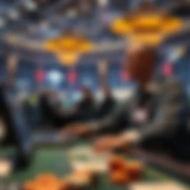 Depiction of technology in betting