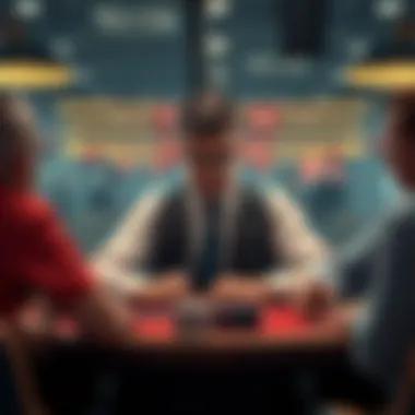 Symbolic illustration of bookmaker operations