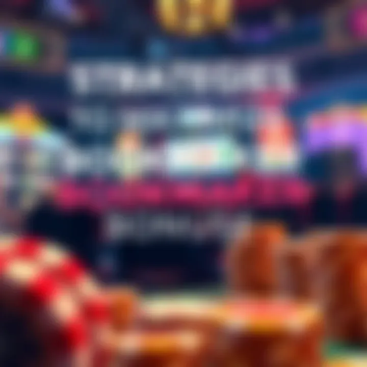 Infographic with strategies for maximizing bookmaker bonuses