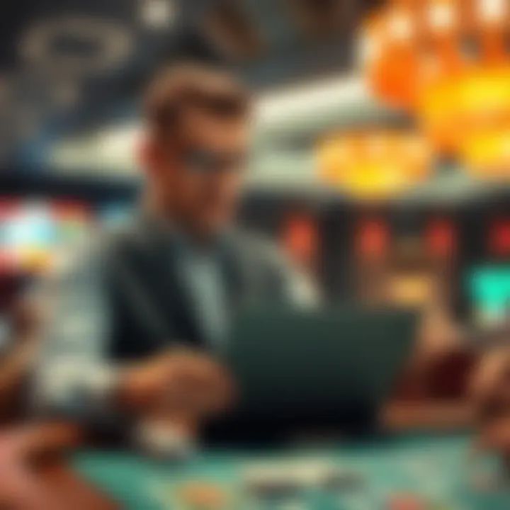 A responsible bettor reviewing strategies