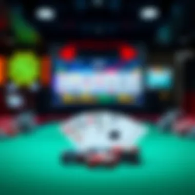 Visual elements symbolizing awareness in online gambling offers