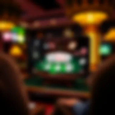 A user interface showcasing a poker home game app