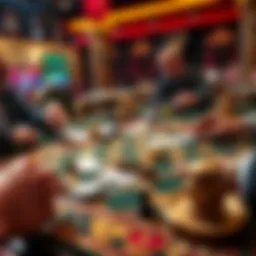 An intricate board game displaying strategic moves