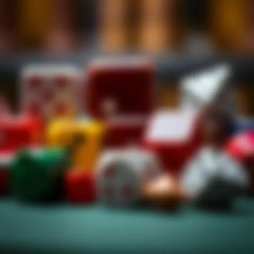 A collection of various types of dice showcasing their unique shapes and colors.